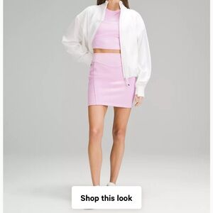 NWT- Lululemon Scuba High Rise Mini Skirt